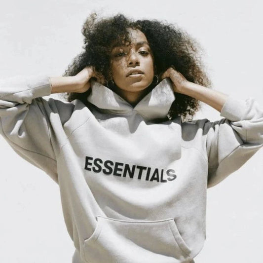 Casual Essentials Hoodie – Light Grey